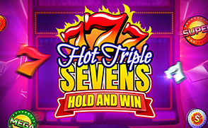 เล่น ฮ็อต ทริปเปิล เซเว่น โฮลด์ & วิน (Hot Triple Sevens Hold & Win) โดย Evoplay บน Fun88